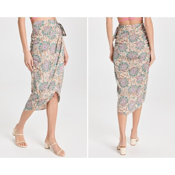 New Veronica Beard Size 0 Allaire Skirt  Allaire Skirt Caramel Multi Luxury - Picture 1 of 13
